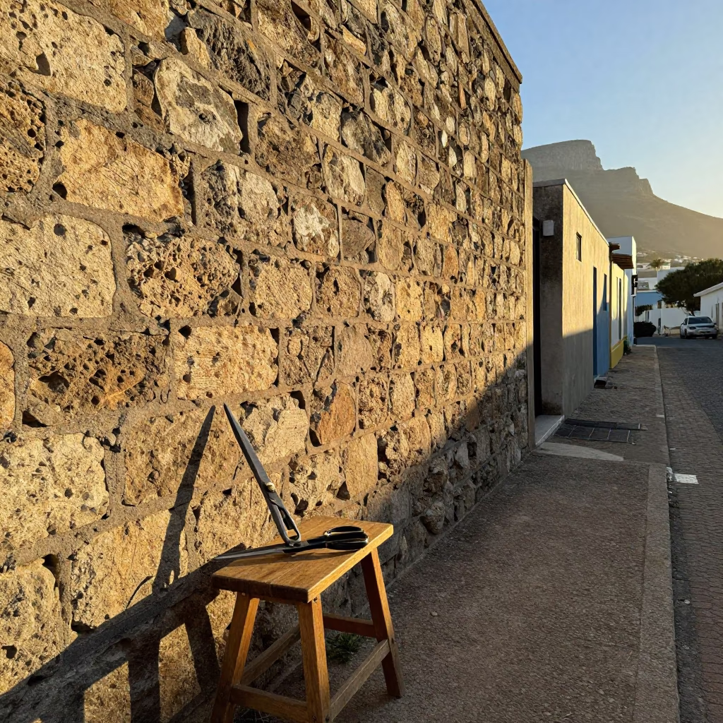 Warm Late Afternoon Street Scene Cape Town South Africa in in Cape Town, South Africa