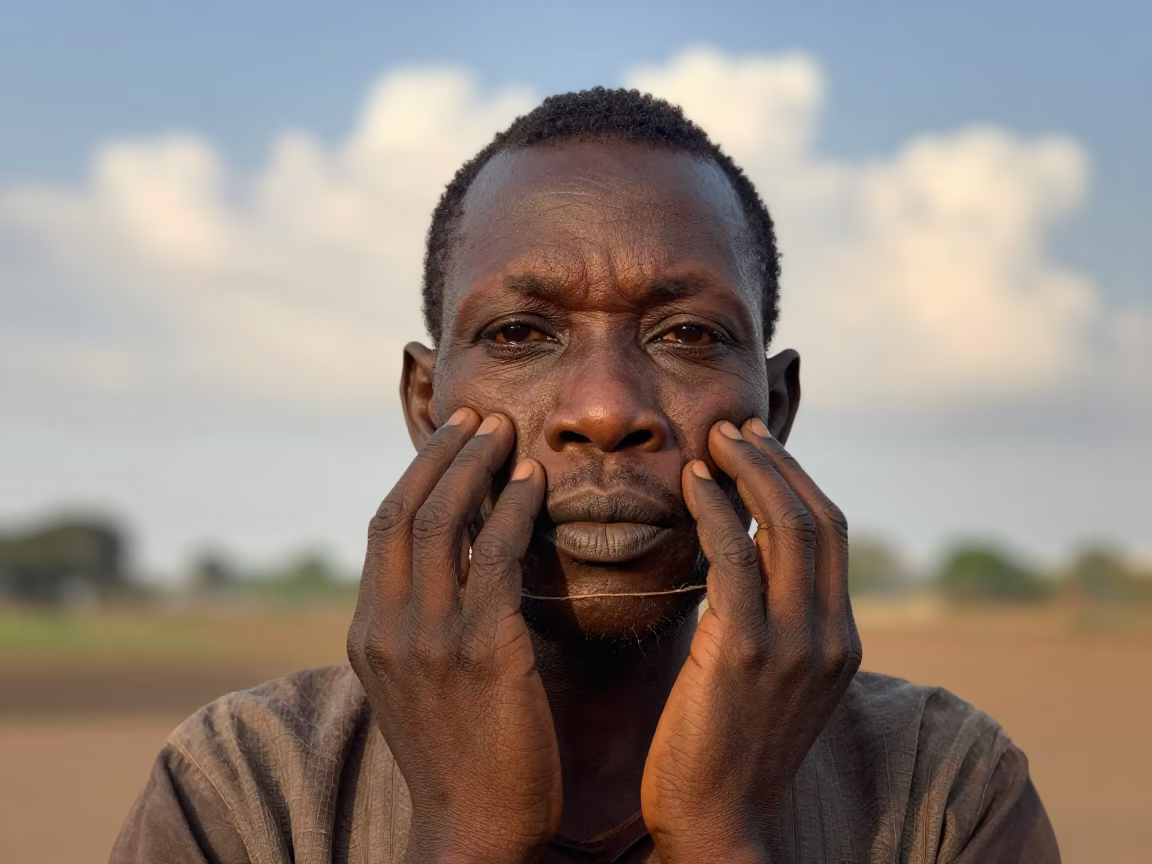 Warri Puppeteer String-Callused Face Portrait in in Warri