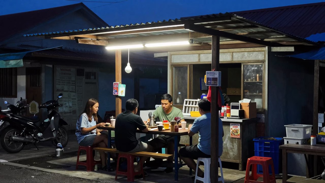 Warung Table in Denpasar in in Denpasar, Indonesia