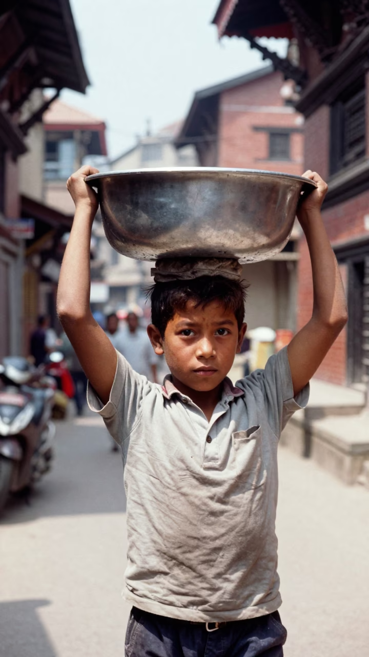 Wash Basin in Kathmandu in in Kathmandu, Nepal