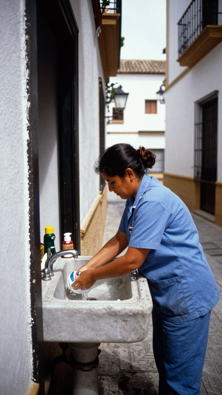 Washing Sink in Seville in in Seville, Spain