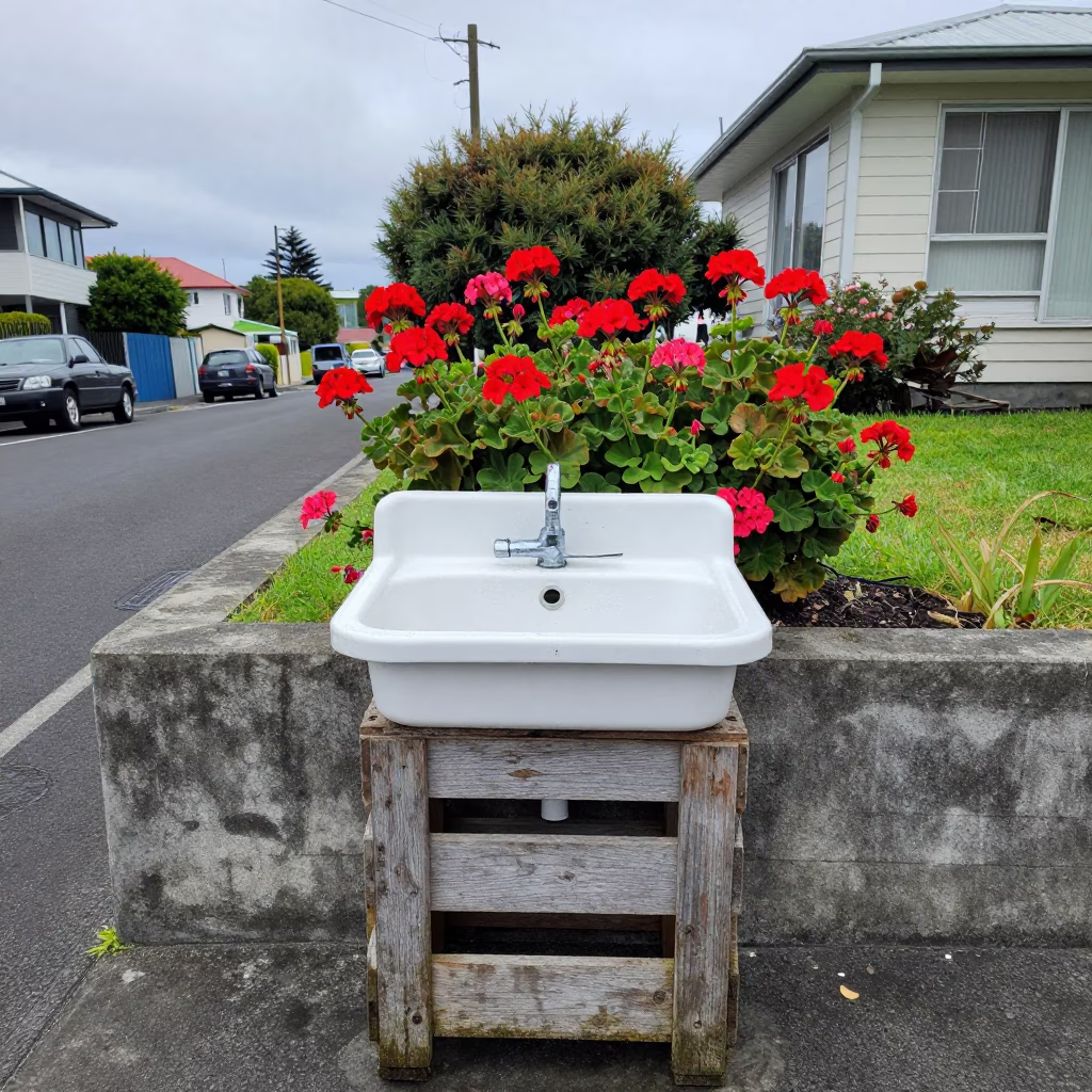 Washing Station in Auckland in in Auckland, New Zealand
