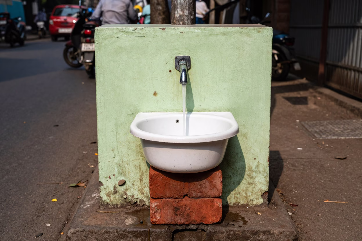 Washing Station in Mumbai in in Mumbai, India