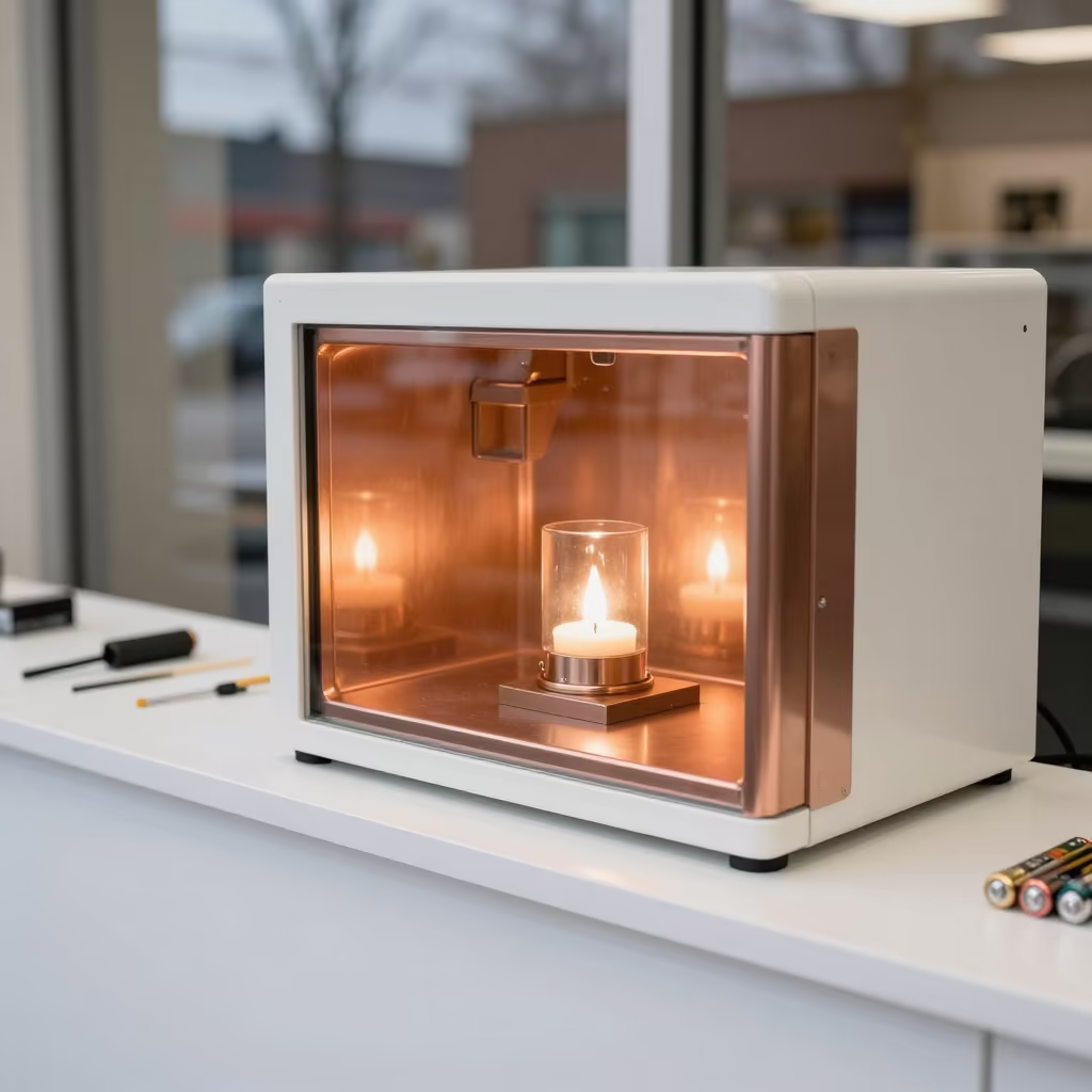 Watch Battery Press Tray in Sudbury Storefront in inside a storefront prepared for opening in Greater Sudbury