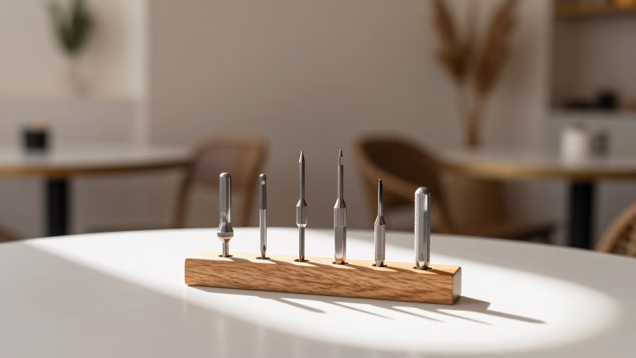 Watchmaker Tools in Bouskoura Cafe Noon Light in in a cafe in Bouskoura