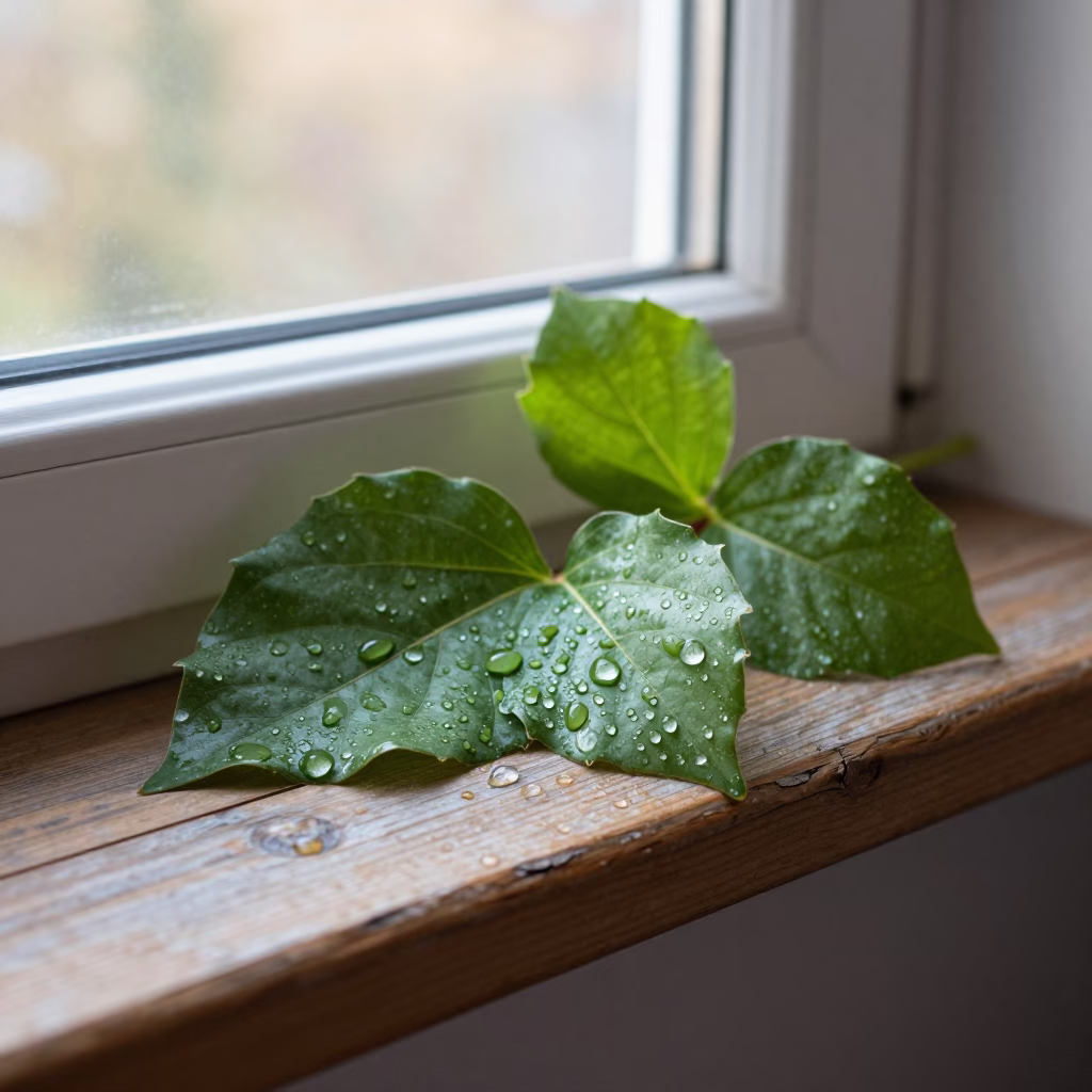 Water Droplets in Bergen in in Bergen, Norway