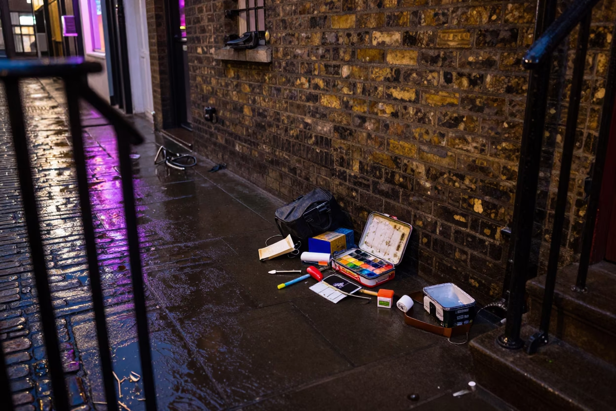 Watercolor Tin in London in in London, United Kingdom