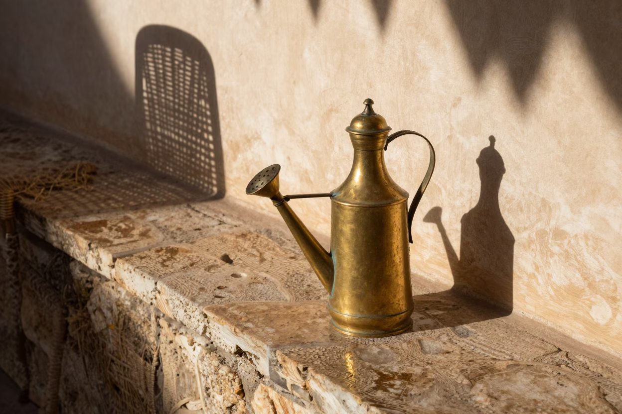 Watering Bottle in Fez in in Fez, Morocco