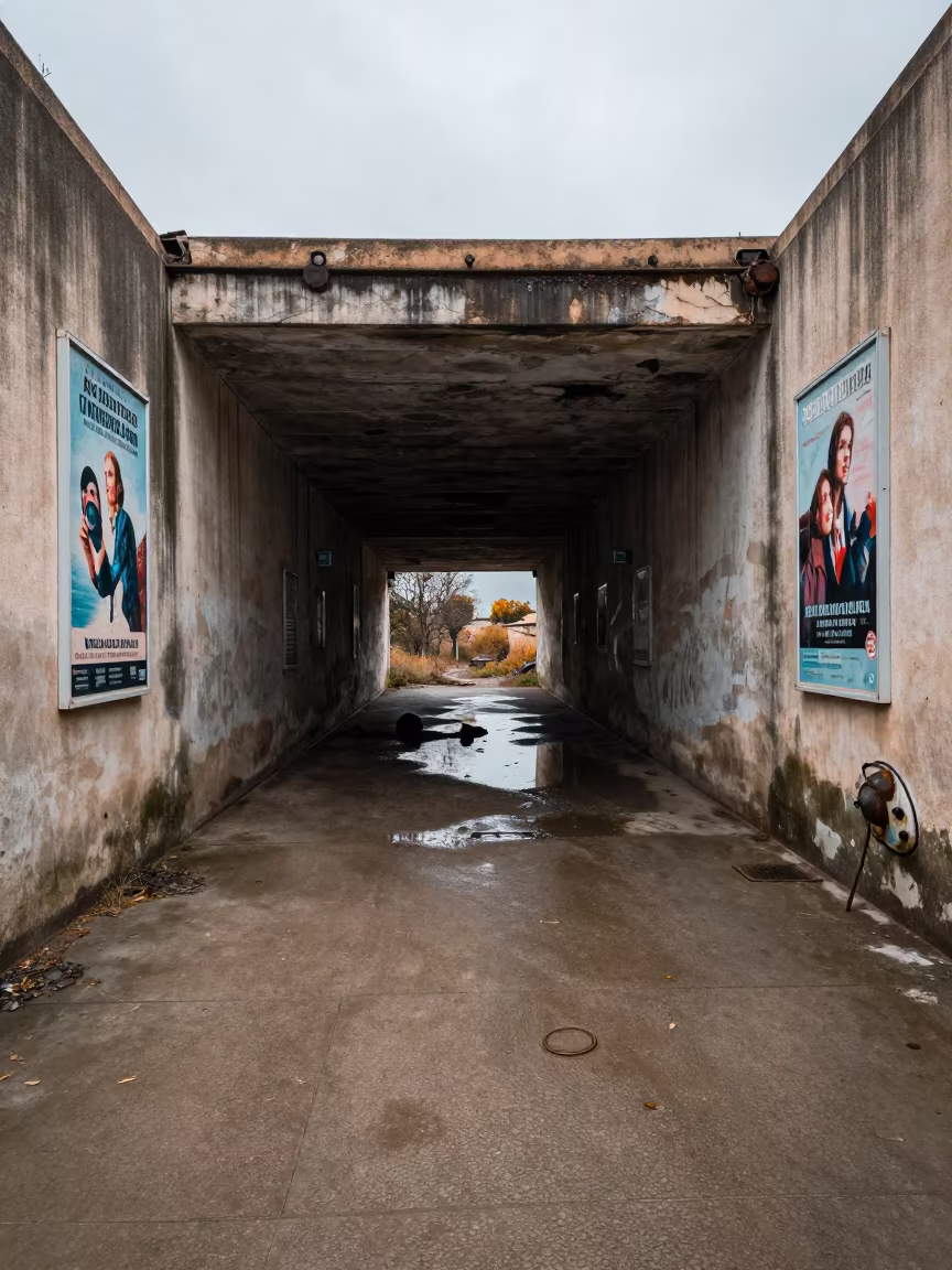 Waterlogged Tunnel Station Near Rabat in near Rabat