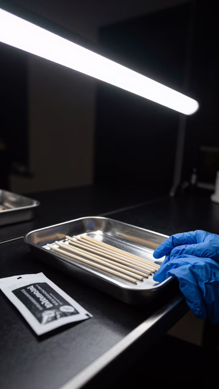 Waxing Tray with Sticks and Gloves in Quezon City Salon in inside a salon row in Quezon City