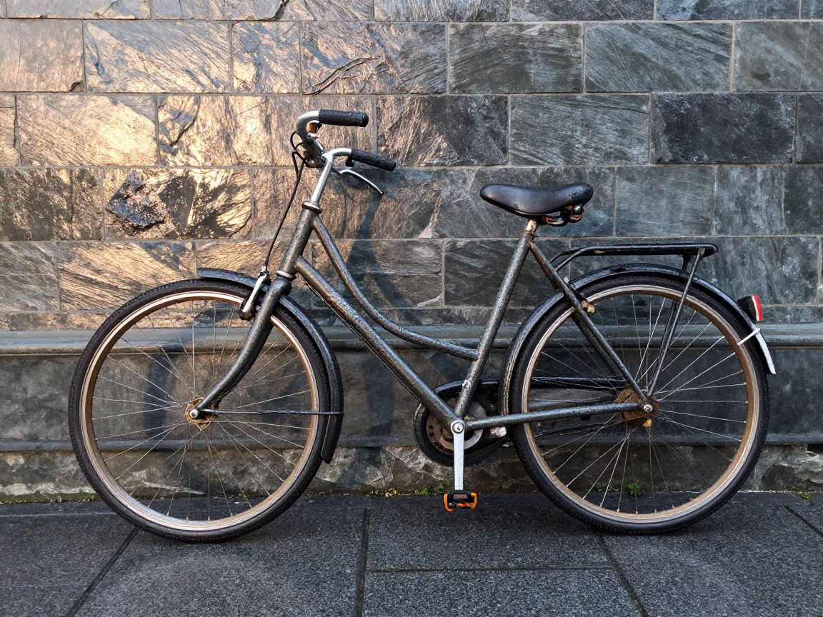 Weathered Bicycle in Bergen in in Bergen, Norway