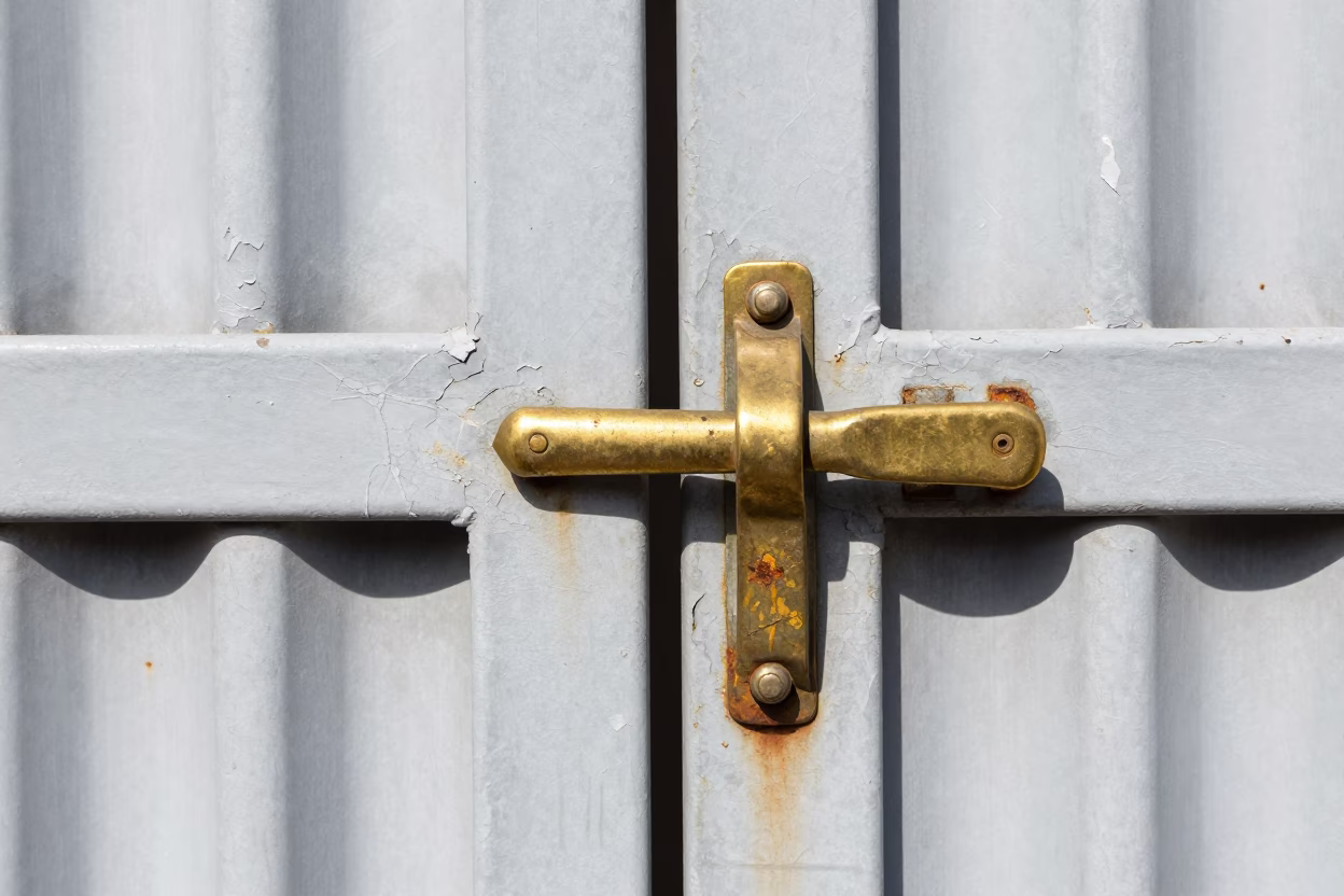Weathered Brass Latch in Johannesburg in in Johannesburg, South Africa