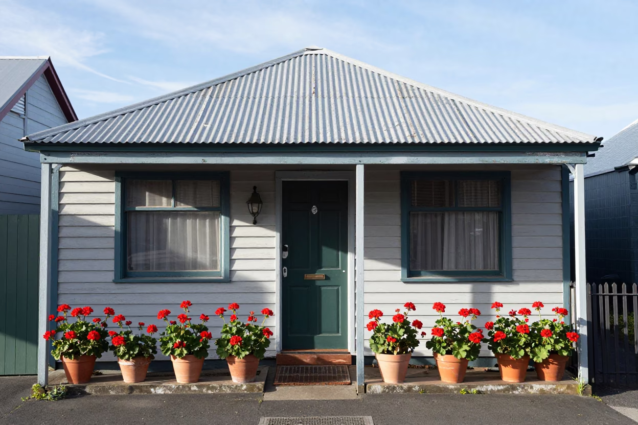 Weathered Entryway in Christchurch in in Christchurch, New Zealand
