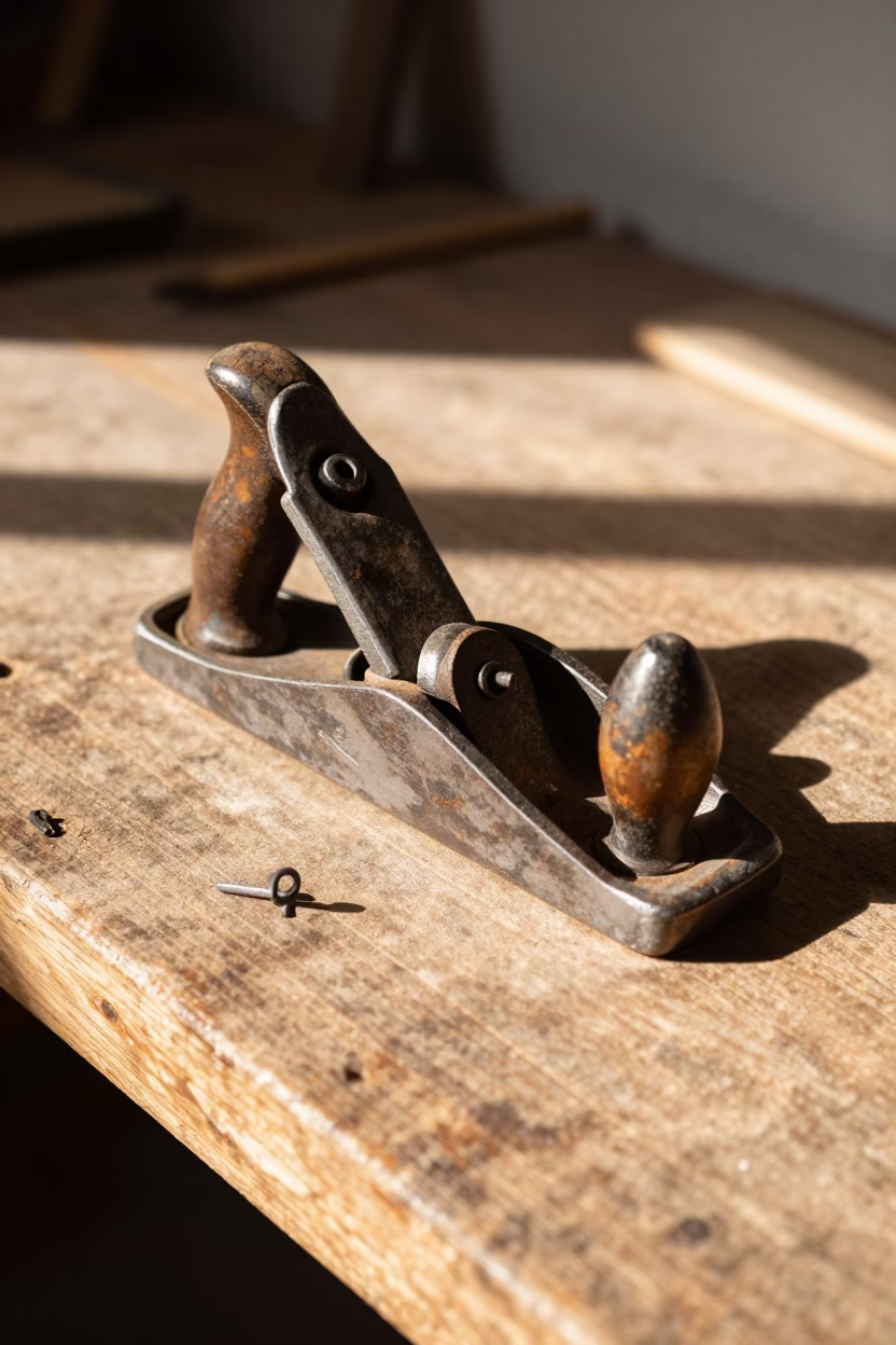 Weathered Hand Plane in São Paulo in in São Paulo, Brazil