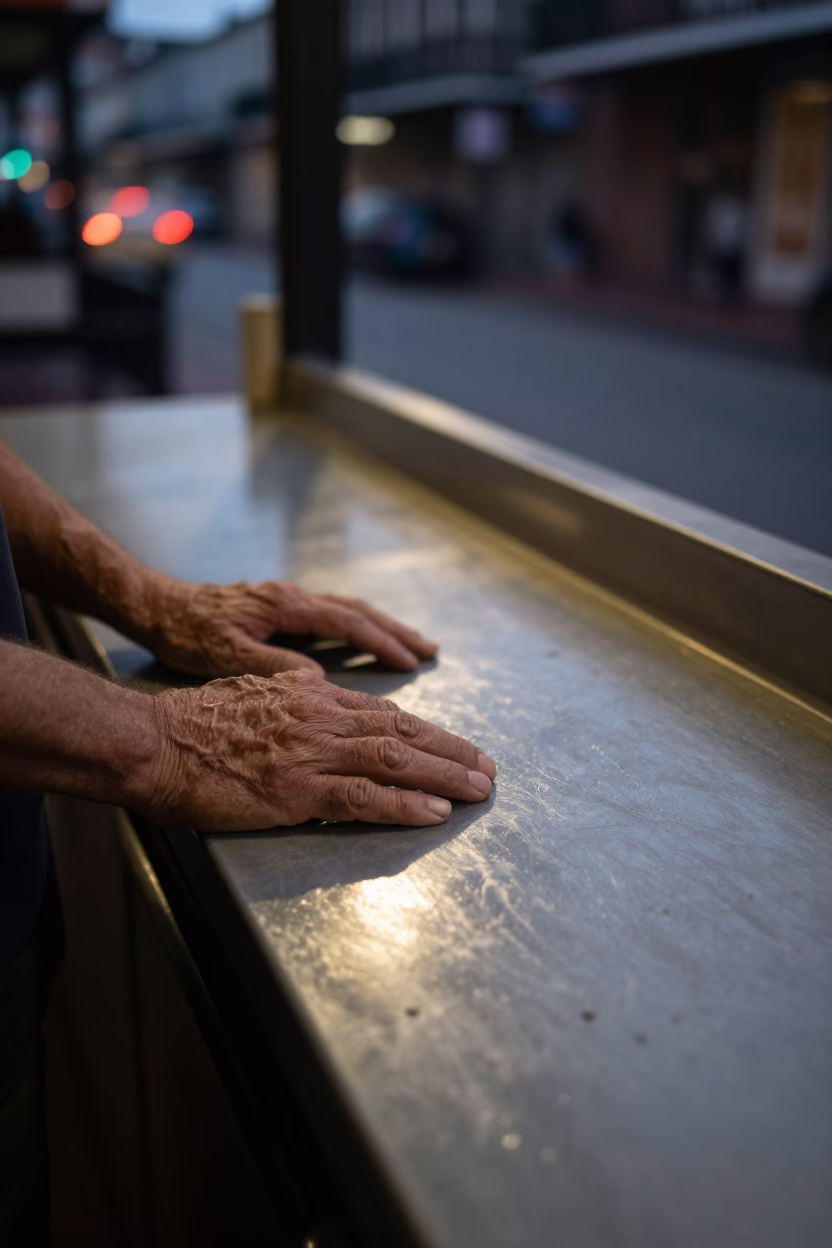 Weathered Hands in New Orleans in in New Orleans, Louisiana, United States