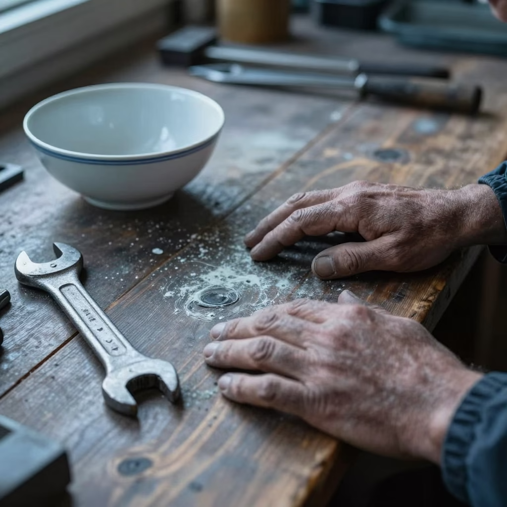 Weathered Hands in Vienna in in Vienna, Austria