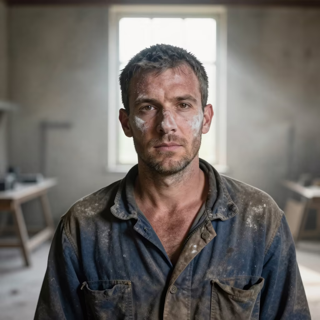 Weathered Millwright in Nantes Morning Light in in Nantes