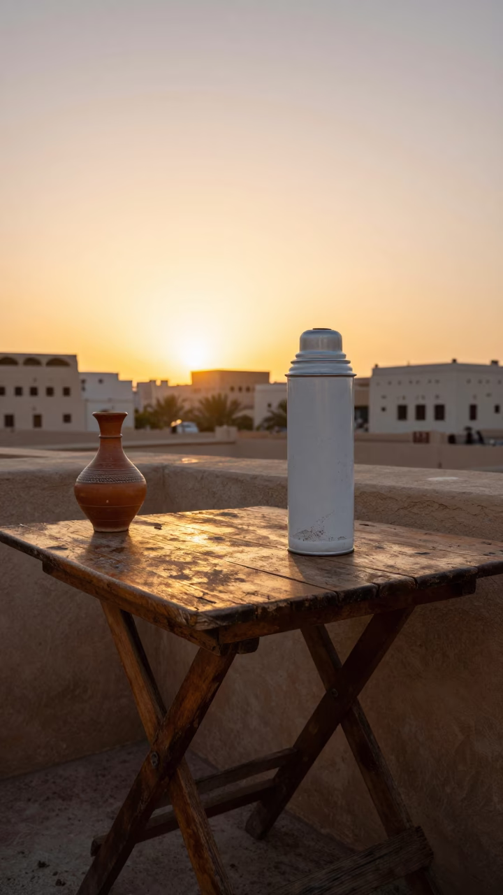 Weathered Table in Muscat in in Muscat, Oman