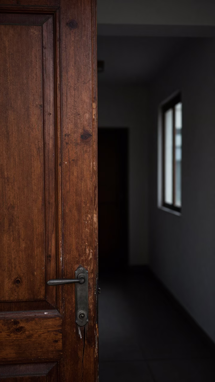 Weathered Wooden Doorframe in Medellin in in Medellin, Colombia