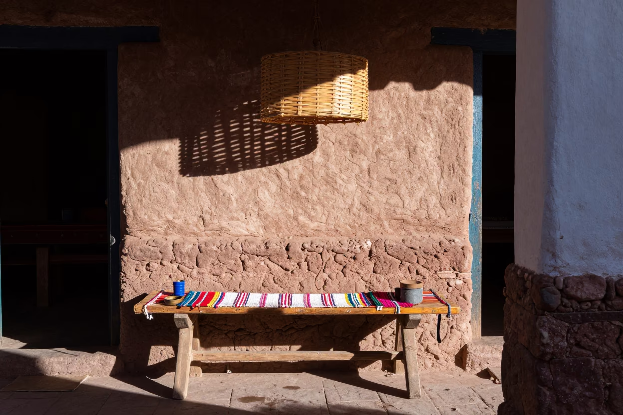 Weaver's Bench in Cusco in in Cusco, Peru