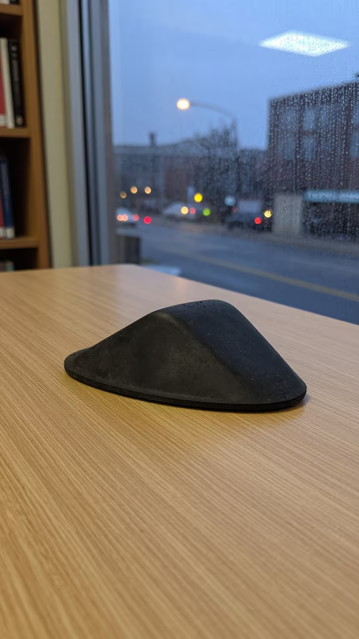 Wedge on Dusty Library Table Rhodes in on a dusty library table near Rhodes