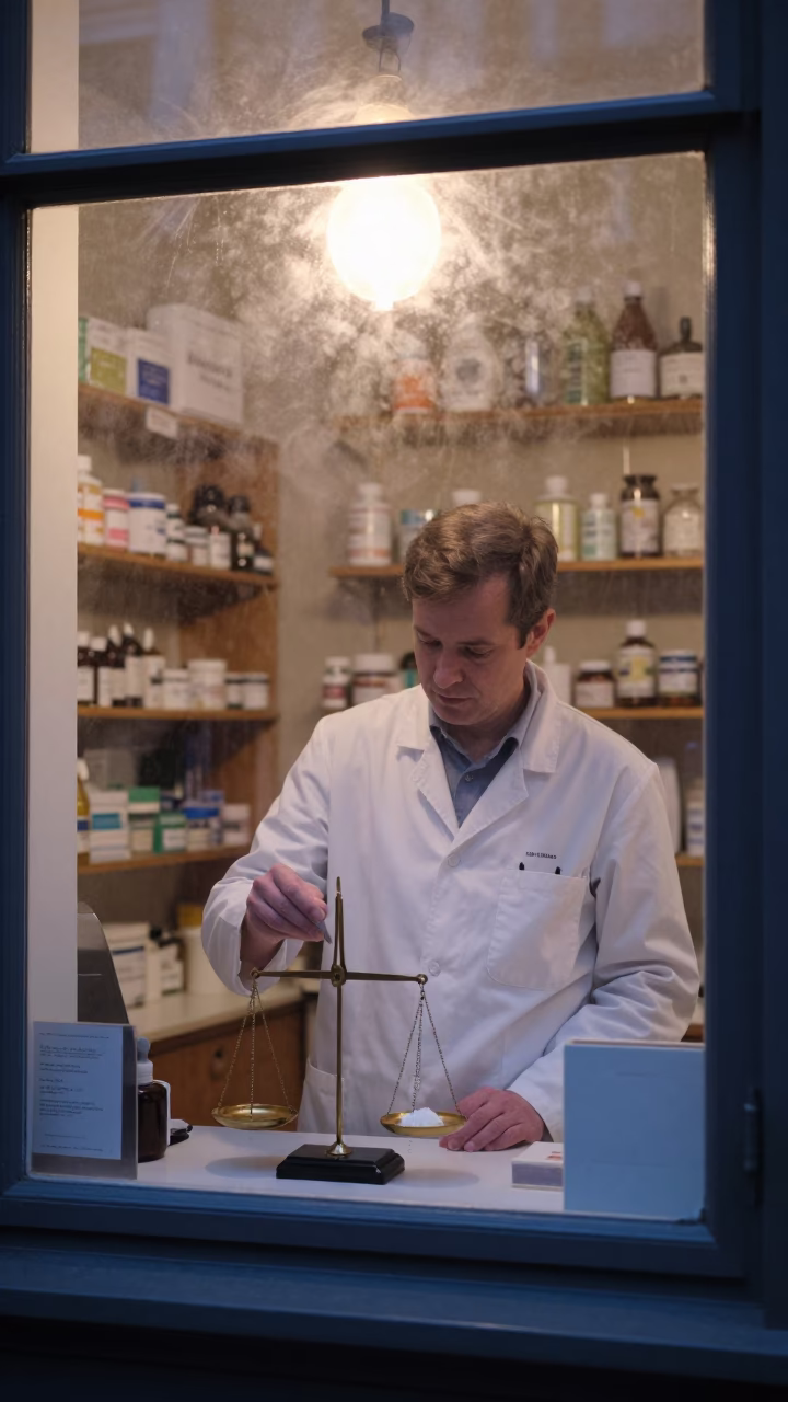 Weighing Ingredients in Stockholm in in Stockholm, Sweden