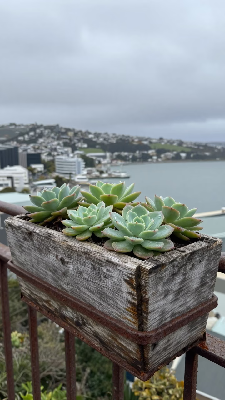 Wellington Flowerpot at Midday Light in in Wellington, New Zealand