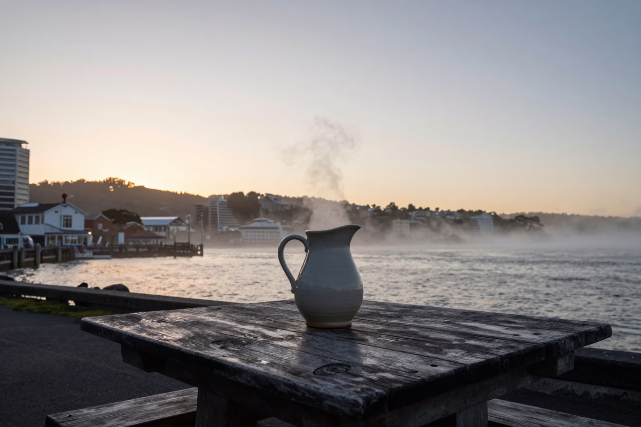 Wellington Nautical Dawn at Nautical Dawn Light in in Wellington, New Zealand