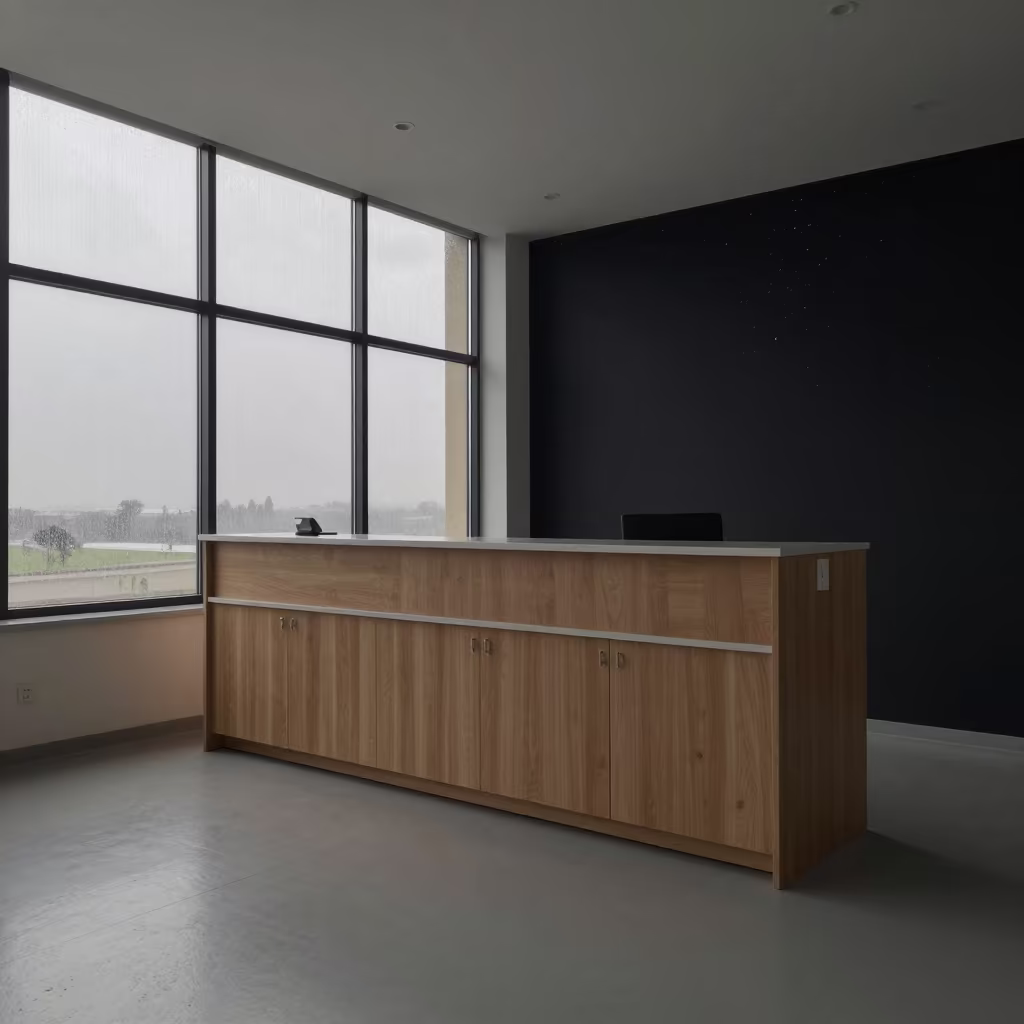 Wellness Cabinet Under Split Sky in Adiyaman Office in at an office reception desk in Adıyaman