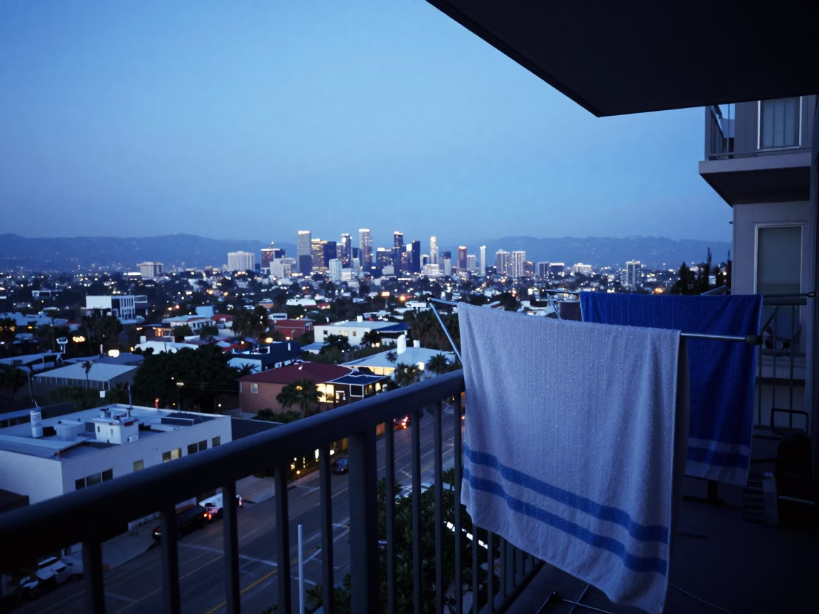 West Hollywood Apartment Balcony in Los Angeles in in Los Angeles, California, United States