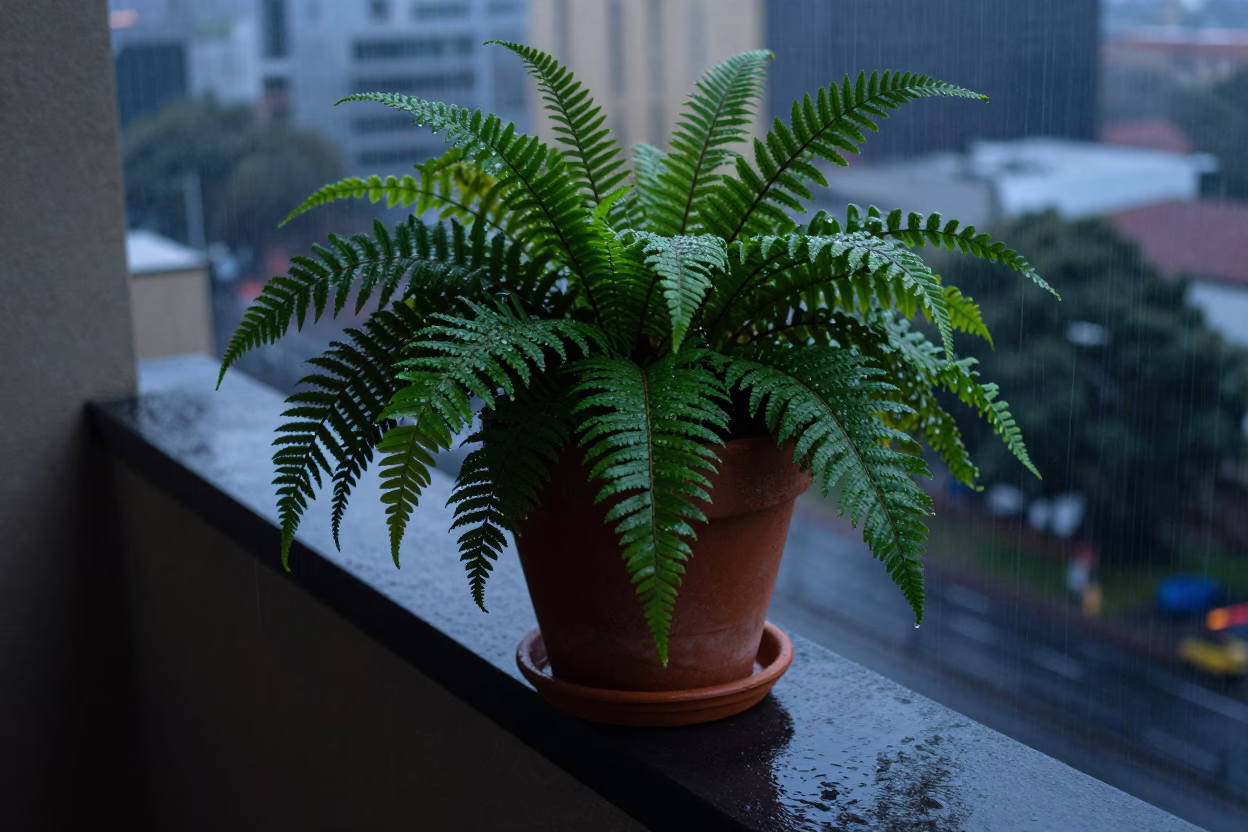 Wet Fern in Melbourne in in Melbourne, Australia