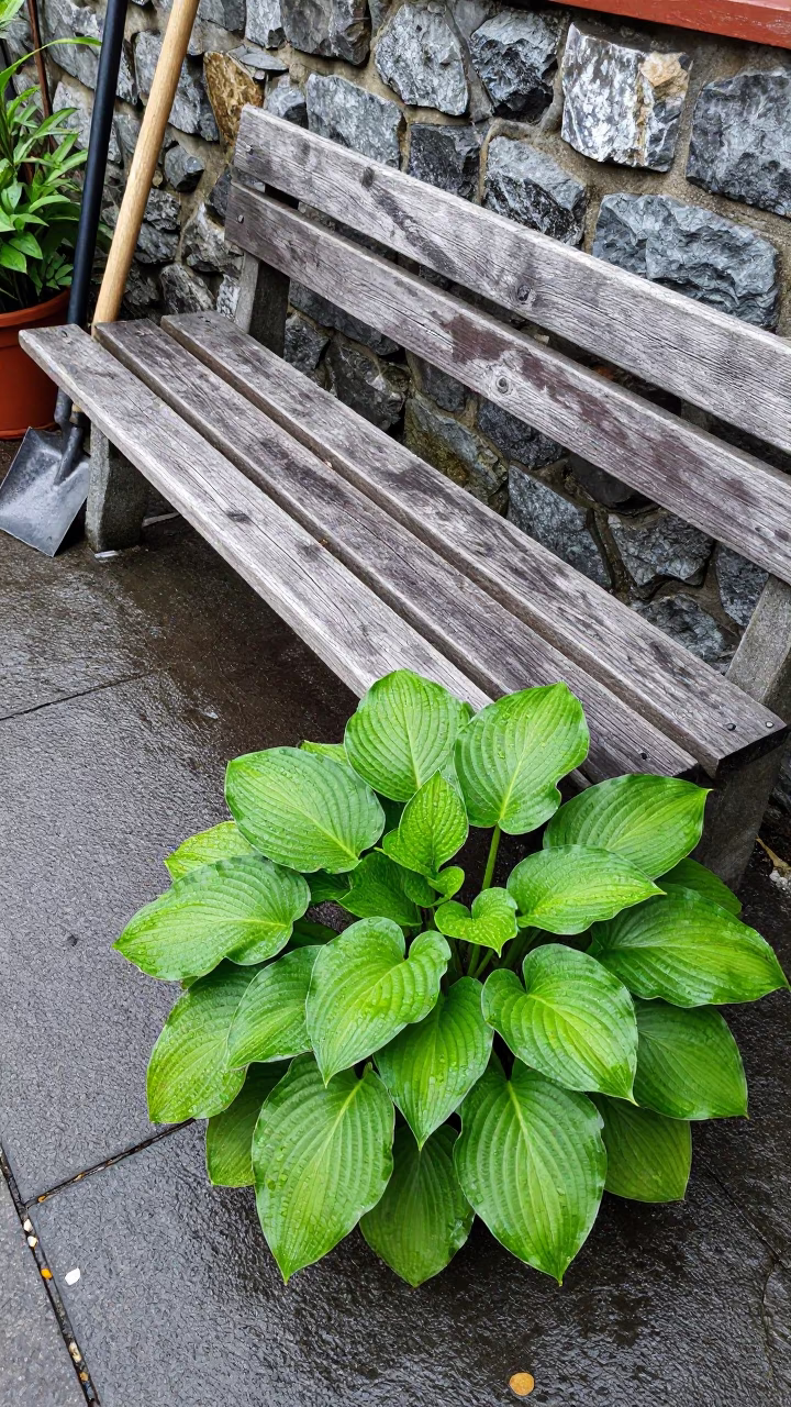 Wet Foliage in Bergen in in Bergen, Norway