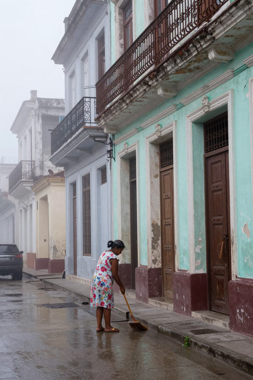 Wet Terrace in Havana in in Havana, Cuba