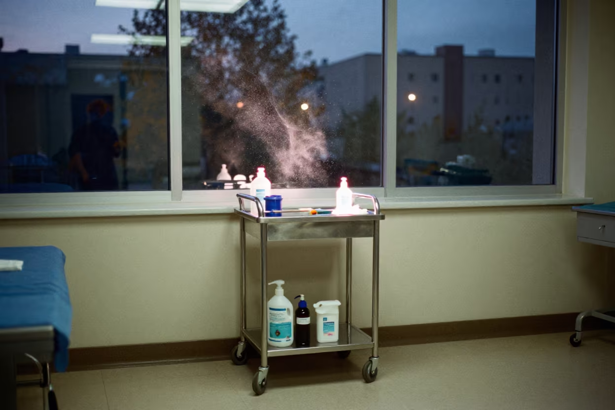 Wheelchair Cart in Samara Surgical Prep in in a surgical prep area in Samara