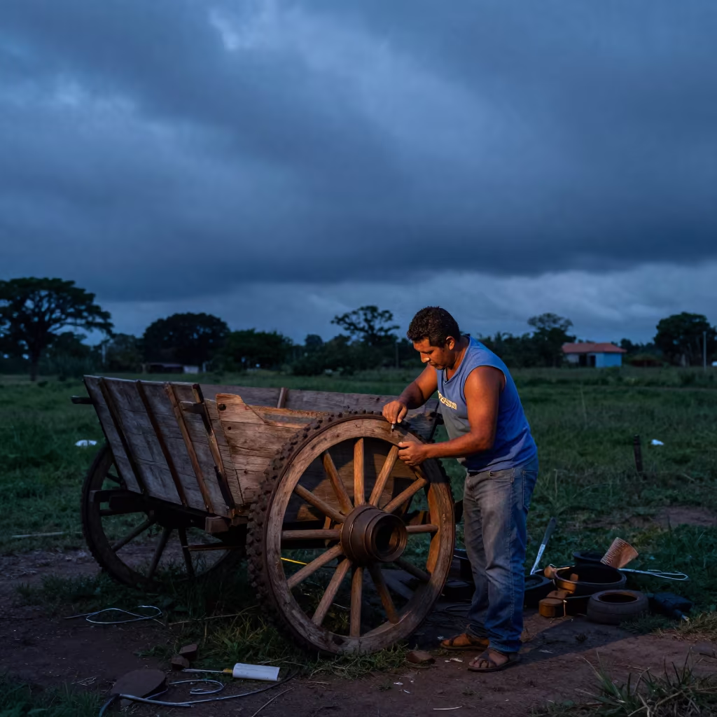 Wheelwright Fitting Iron Tire Twilight Ciudad del Este in in Ciudad del Este