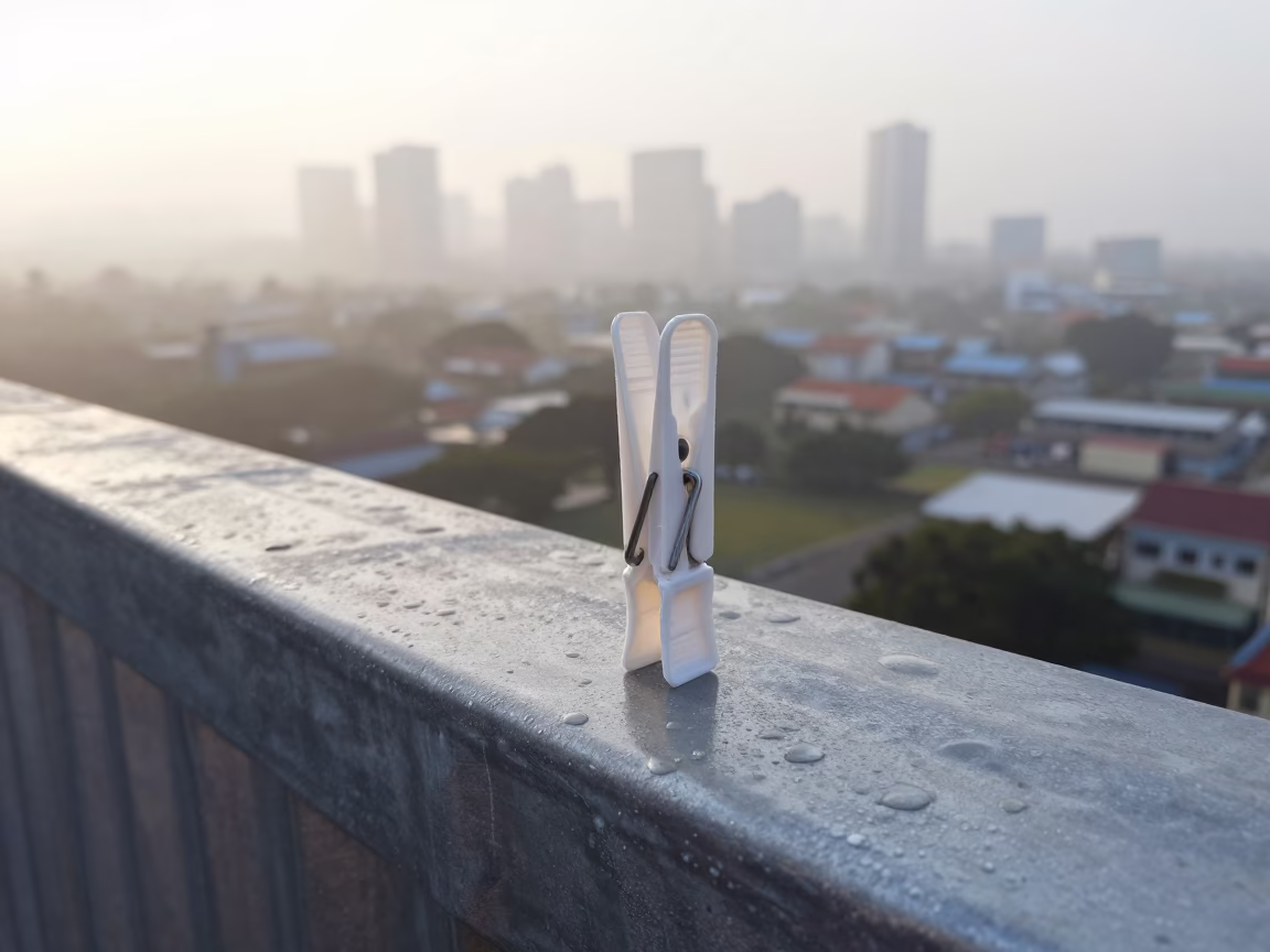 White Laundry Pin in Durban in in Durban, South Africa