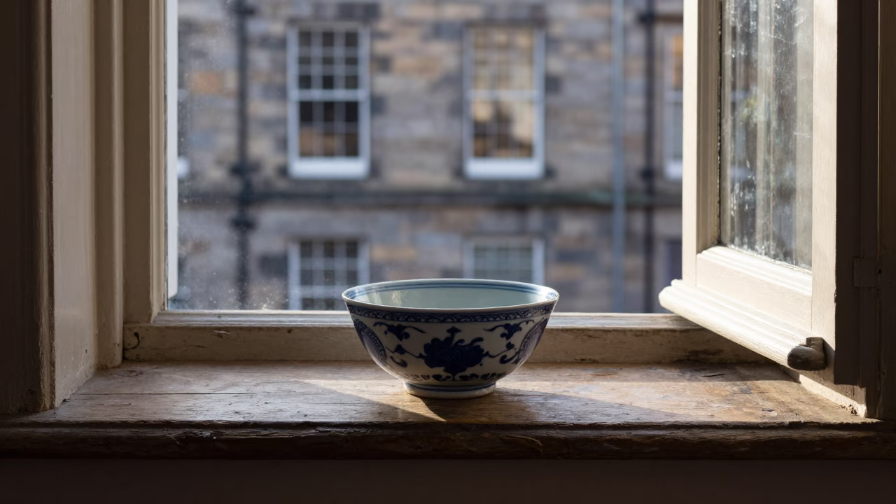 White Porcelain Bowl in Edinburgh in in Edinburgh, United Kingdom