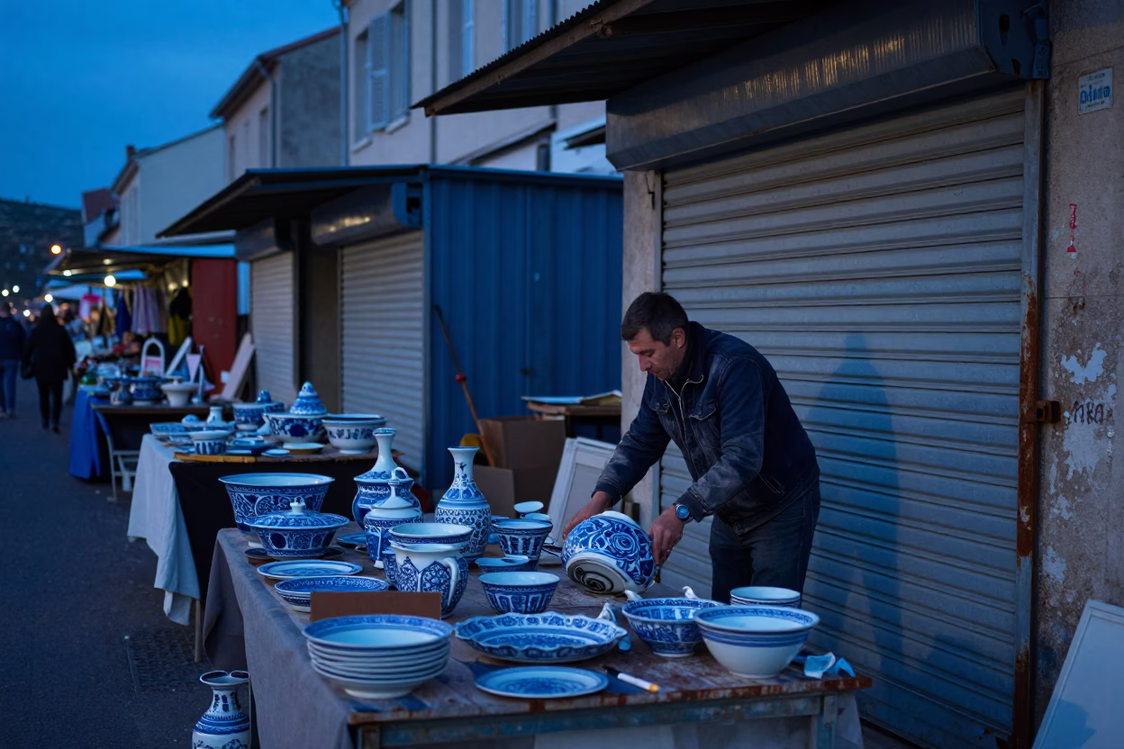 White Porcelain in Nice in in Nice, France