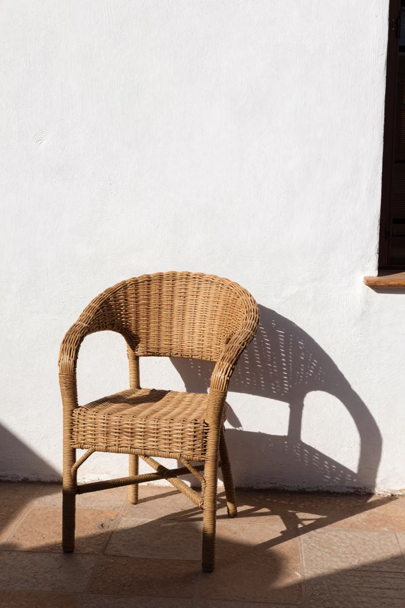 Wicker Shadow in Granada in in Granada, Spain