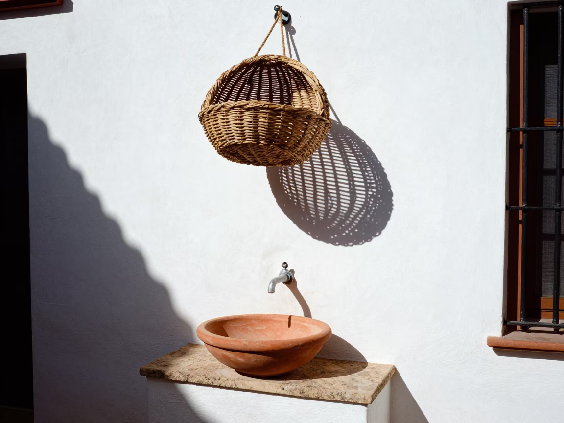 Wicker Shadow in Seville in in Seville, Spain