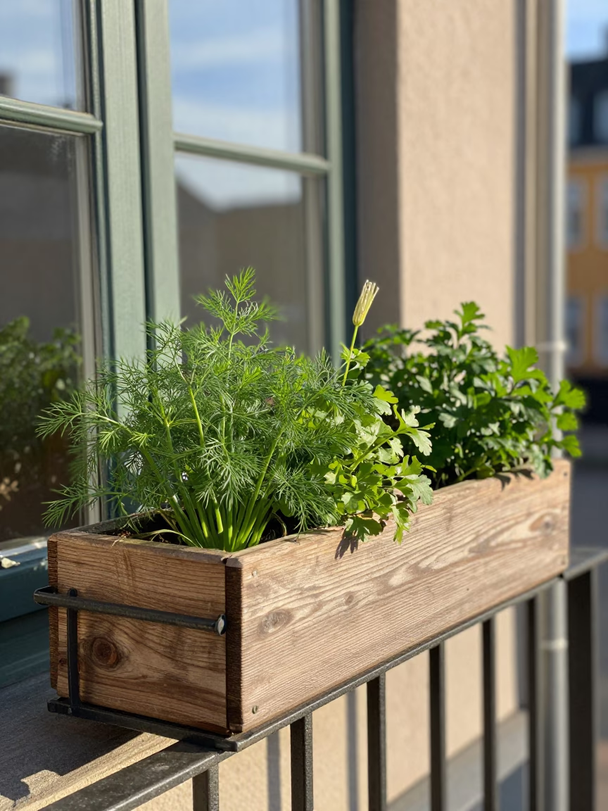 Window Box in Copenhagen in in Copenhagen, Denmark