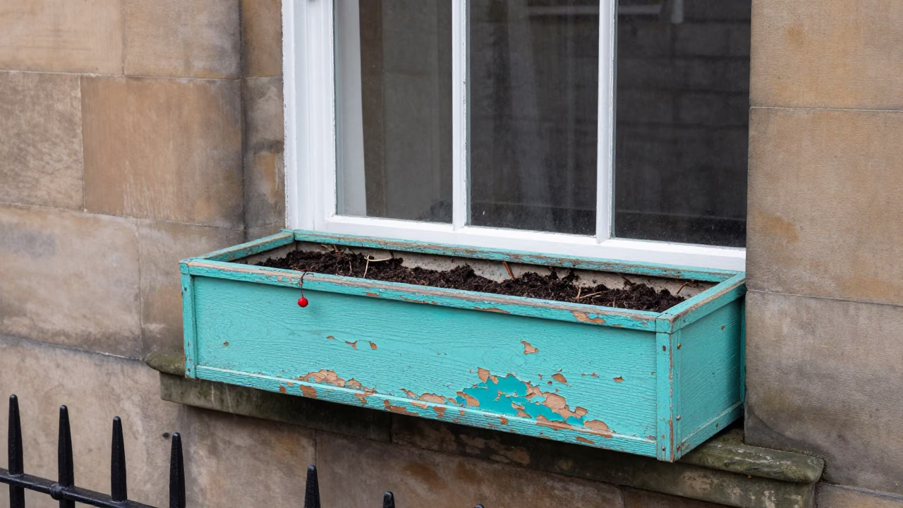 Window Box in Edinburgh in in Edinburgh, United Kingdom