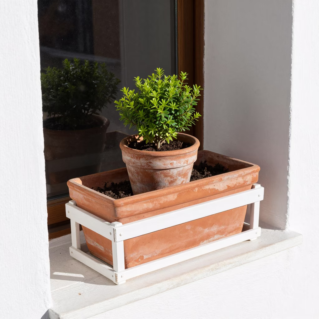 Window Box in Granada in in Granada, Spain
