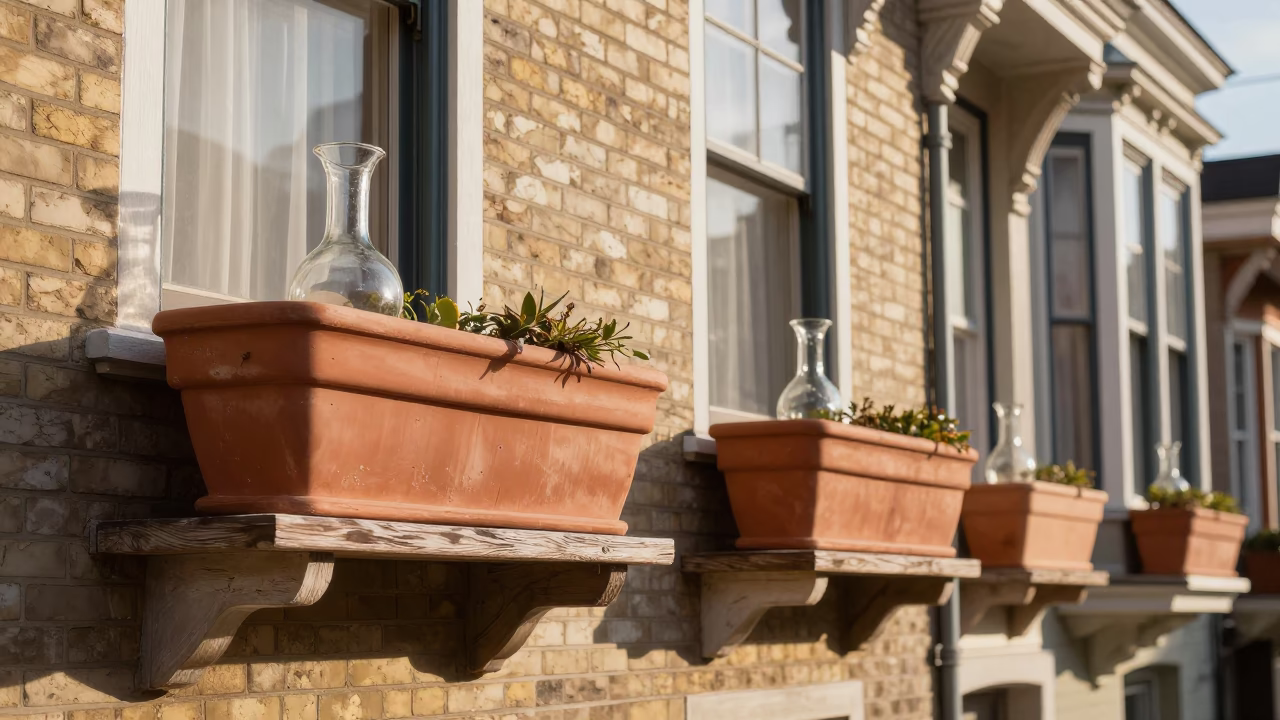 Window Boxes in San Francisco in in San Francisco, United States