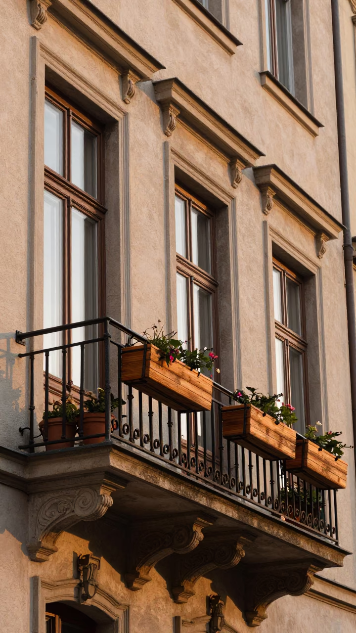 Window Boxes in Vienna in in Vienna, Austria