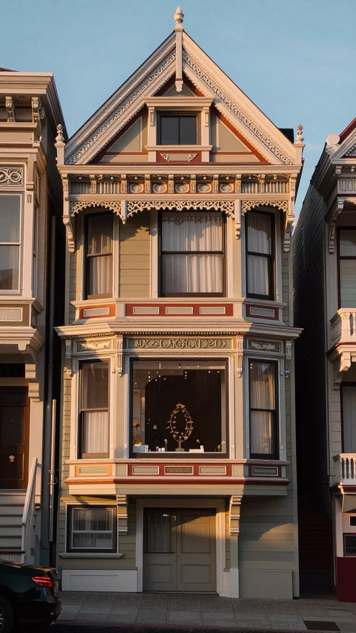 Window Display at As First Light Reaches The Scene in San Francisco in in San Francisco, California, United States