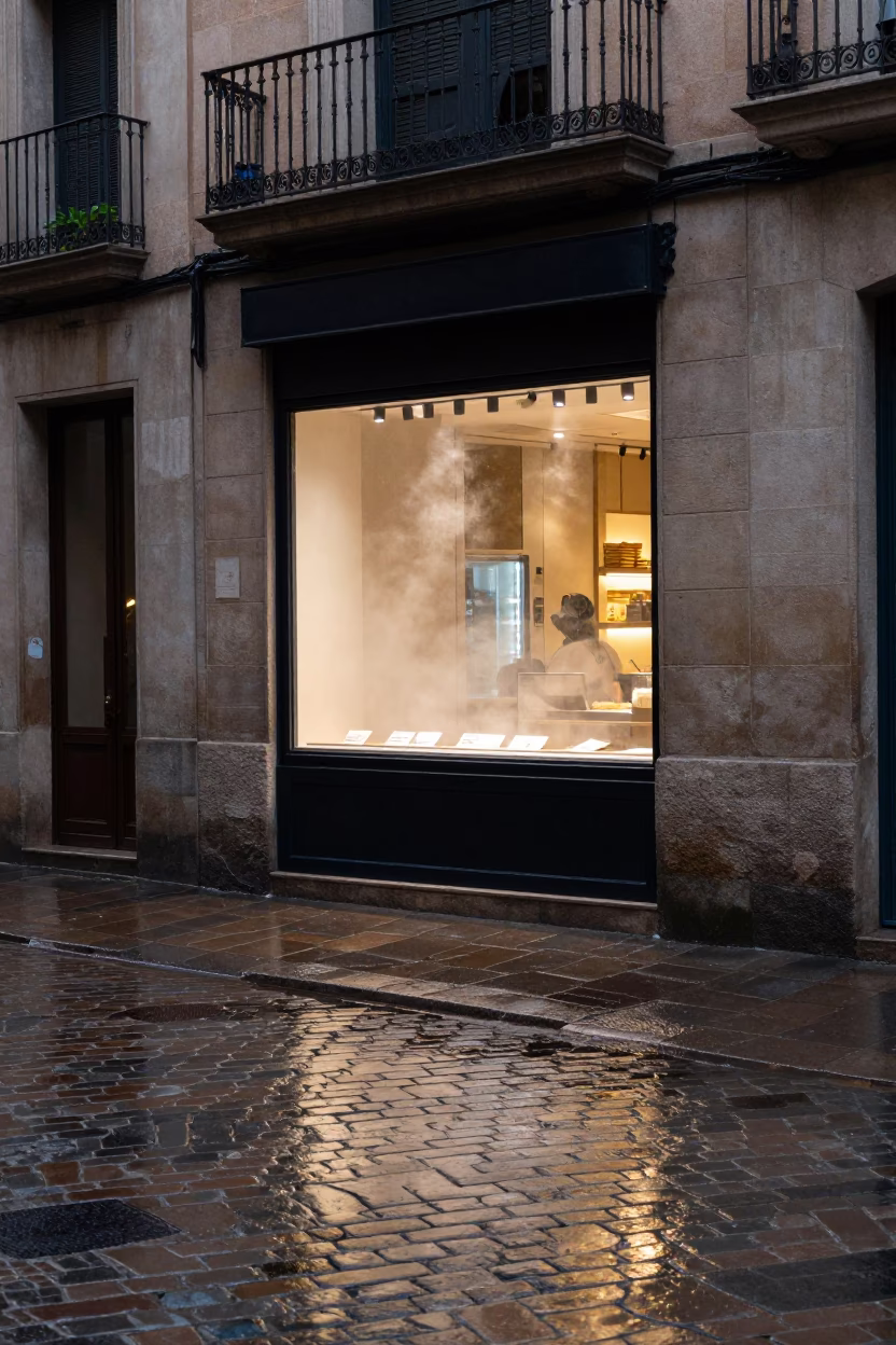 Window Display in Barcelona in in Barcelona, Spain