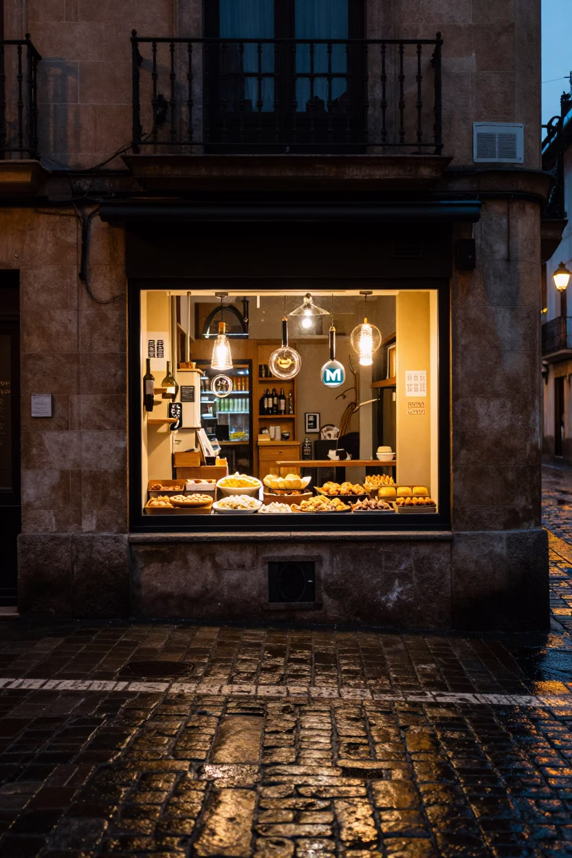 Window Display in Bilbao in in Bilbao, Spain