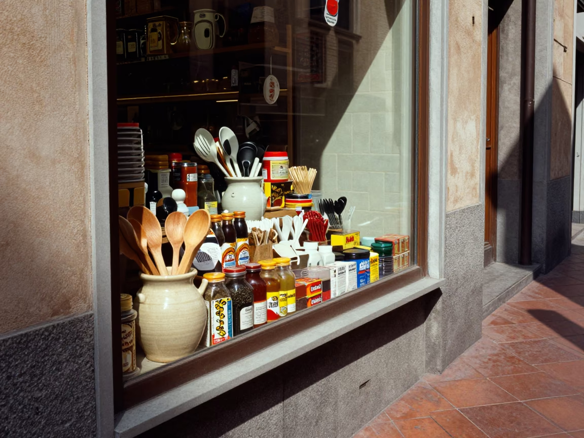 Window Display in Bologna in in Bologna, Italy