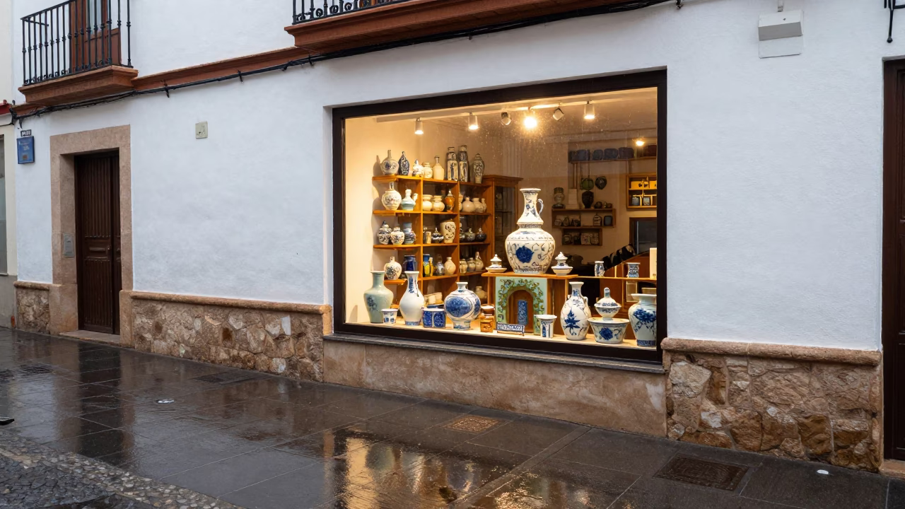 Window Display in Granada in in Granada, Spain